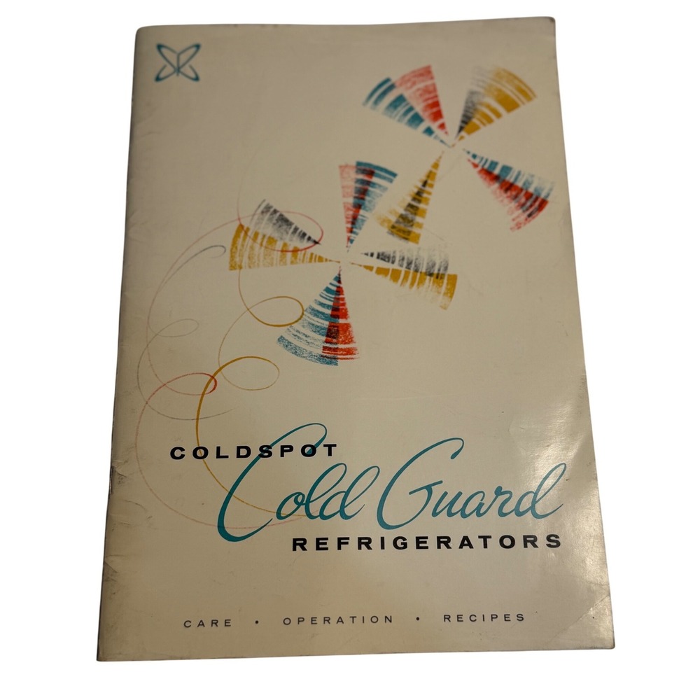 VTG Coldspot Cold Guard Refrigerator Manual Care Operation Recipes Sears 1960